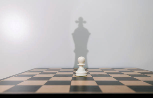 istock Pawn piece wants to be king 1388020642
