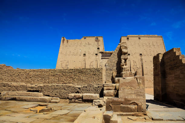 istock Architecture at the Temple of Edfu in Edfu, Egypt 1388021496