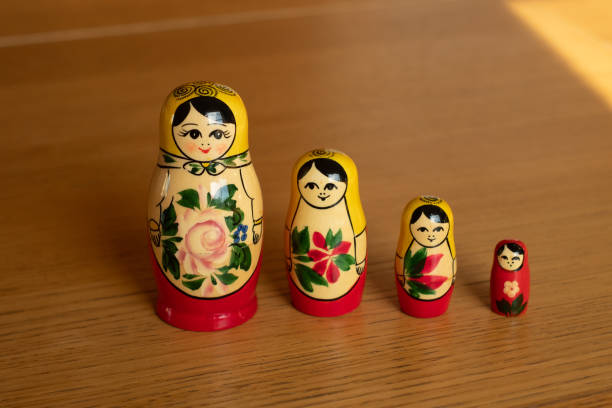istock Stacking or nested doll typical to Russia. Matrioshka brain concept. 1388021613