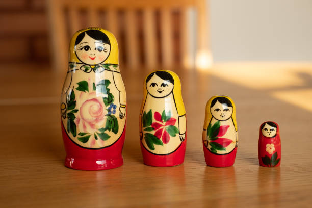 istock Stacking or nested doll typical to Russia. Matrioshka brain concept. 1388021615