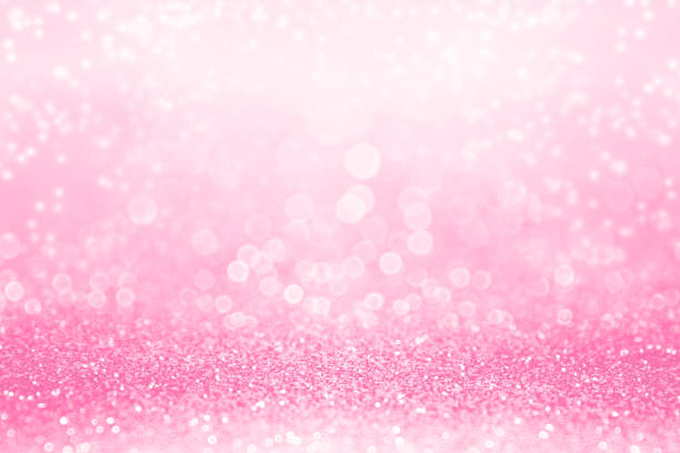 Pink Girly Birthday Princess Ballet Background Or Girl Mothers Day Glitter  Stock Photo - Download Image Now - iStock