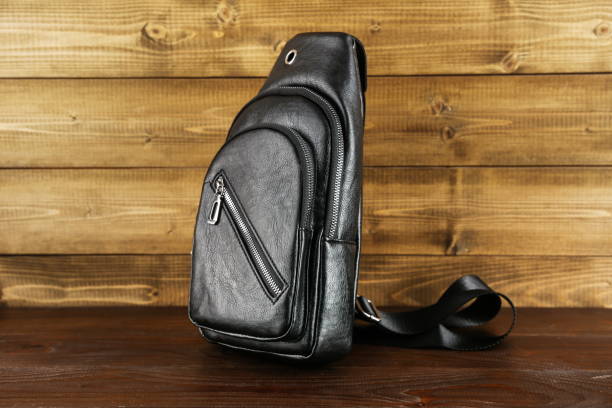 men's leather sling bag