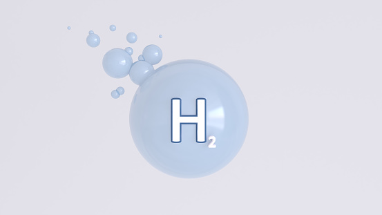 blue bubble with h2 text