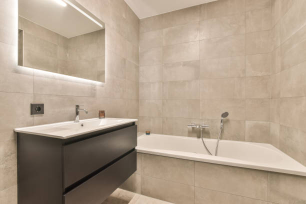 istock The interior of the bathroom 1388034859