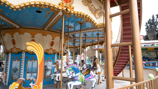 İzmir International Fair Luna park Carousel Toy
