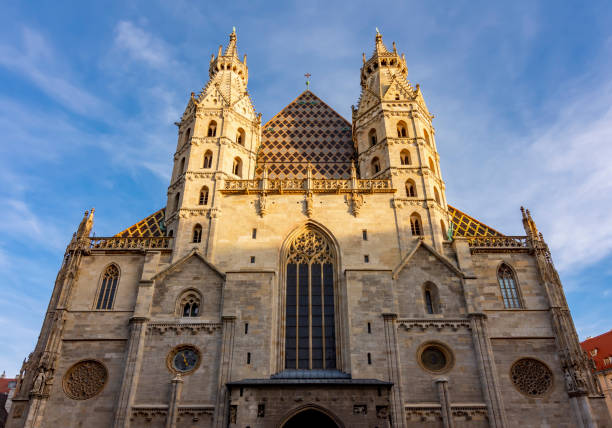 istock St. Stephen's cathedral facade on Stephansplatz square, Vienna, Austria 1388037116