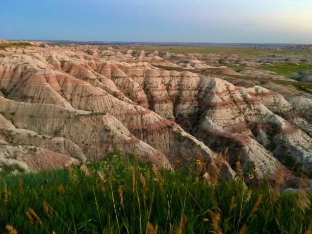 istock Rosey rocks of the Badlands 1388037979