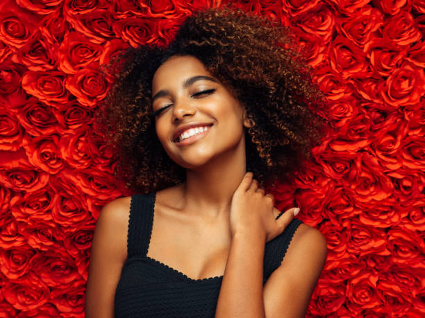 istock Beautiful afro woman 1388039869