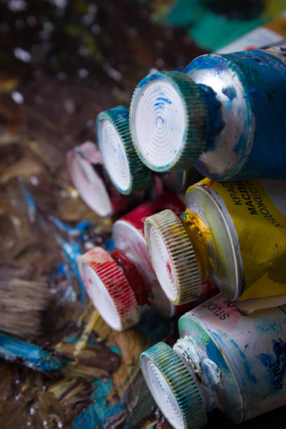 istock Oil paint tubes 1388044063