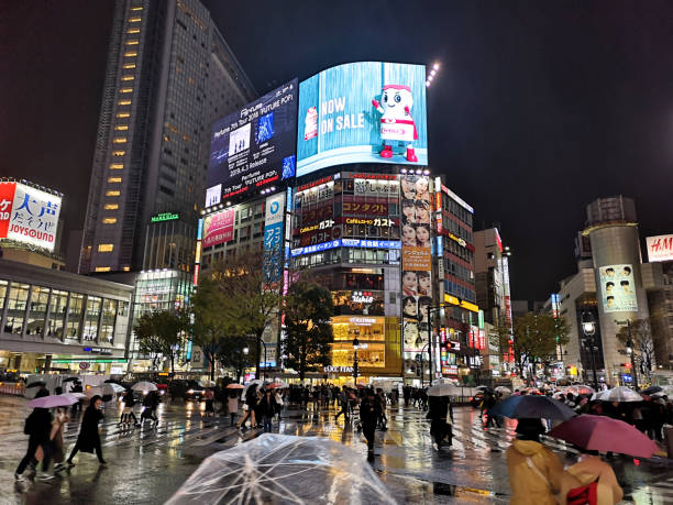 istock Shibuya Crossing at night 1388052633
