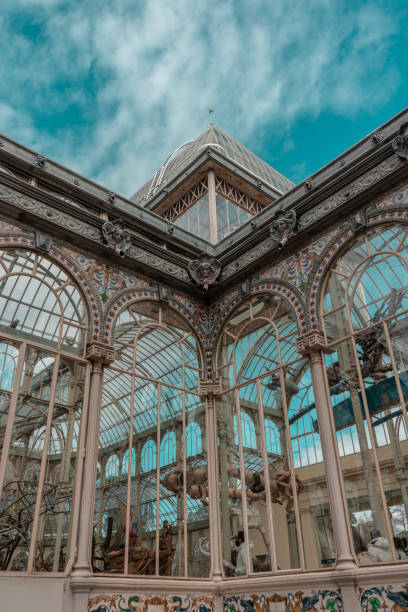 istock Crystal Palace in Madrid. Modern architecture. Retiro Park 1388054432
