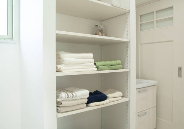 istock Colorful towels in the dressing room 1388054481