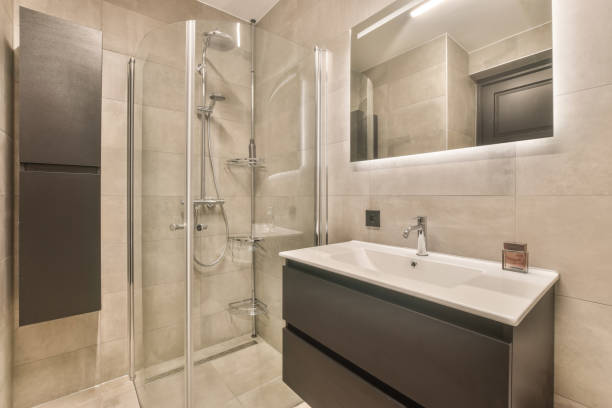 istock The interior of the bathroom 1388056355