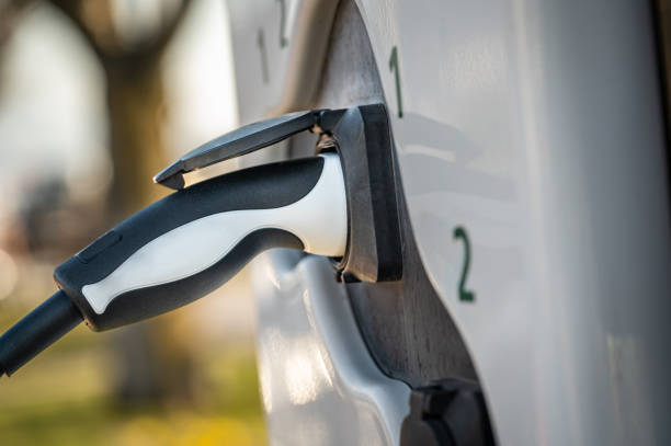 istock Electric vehicle charging station 1388062557