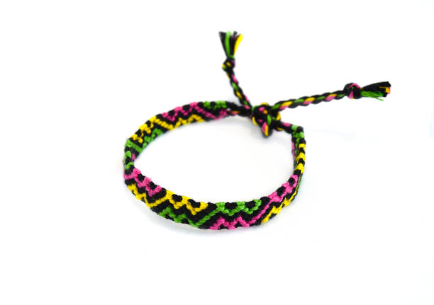 istock DIY woven friendship bracelets with different braiding. Summer accessory 1388070153