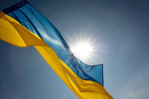 istock National flag of Ukraine 1388071991