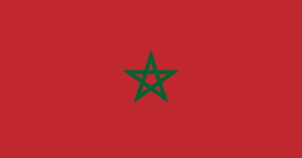オリジナルのrgbカラーベクターイラストデザインのモロッコ国旗 - moroccan flags点のイラスト素材／クリップアート素材／マンガ素材／アイコン素材