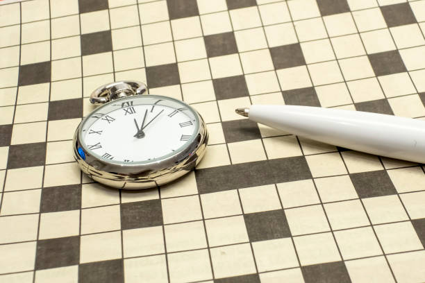 istock Puzzle and pencil for leisure and entertainment 1388100107
