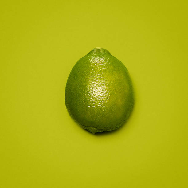 istock Shot of a lime against a studio background 1388102384