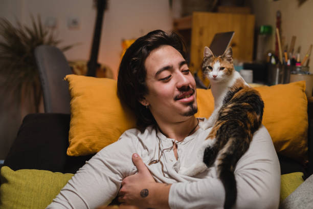 istock man chilling in his room 1388111284