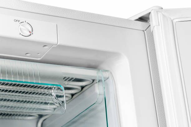 istock close-up of freezer, refrigerator on the white background 1388112824