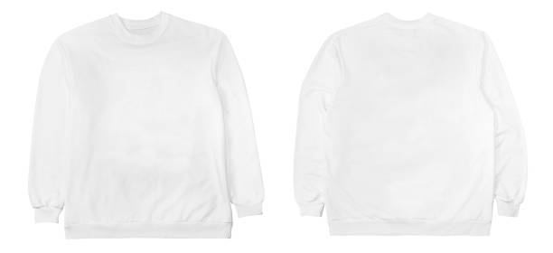 istock White ong sleeve t-shirt front and back views isolated on white with clipping path 1388118194