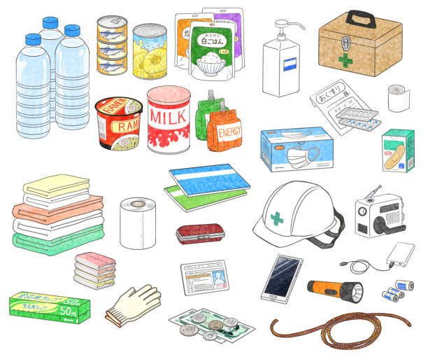 110+ Emergency Preparedness Kit Stock Illustrations, Royalty-Free