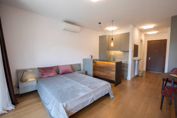 istock Wooden floor in modern apartment 1388125332