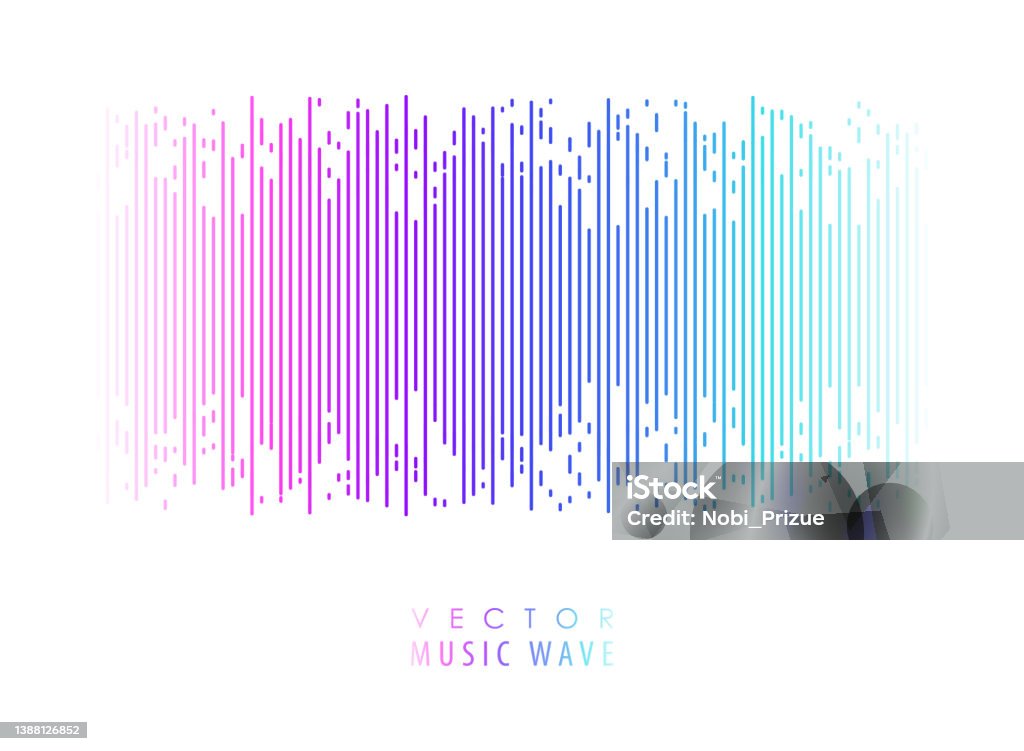 Sound Wave Post Sound Wave Poster Stock Illustration - Download Image Now - Sound Wave ...