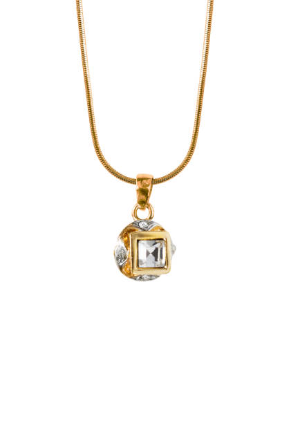 istock Gold necklace isolated 1388127042