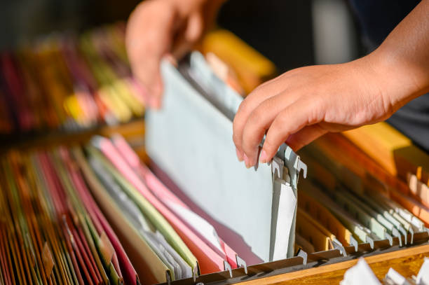 istock office documents paper in files placed in the filing cabinet 1388128353