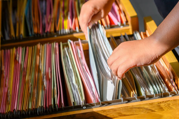 istock office documents paper in files placed in the filing cabinet 1388128381