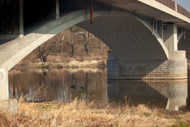istock An arch of a bridge seen from below 1388130881
