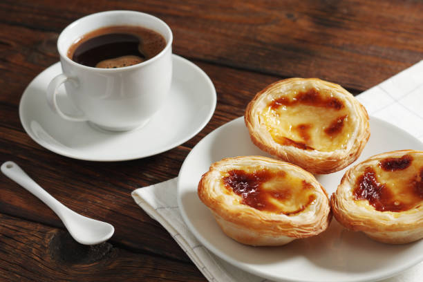 istock Pastel de nata and coffee 1388131166