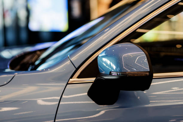 istock The wing mirror of a car 1388132846