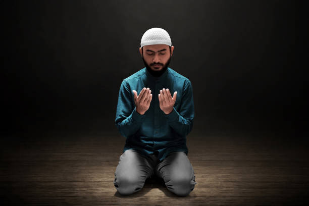 istock Muslim man praying in the mosque 1388152467