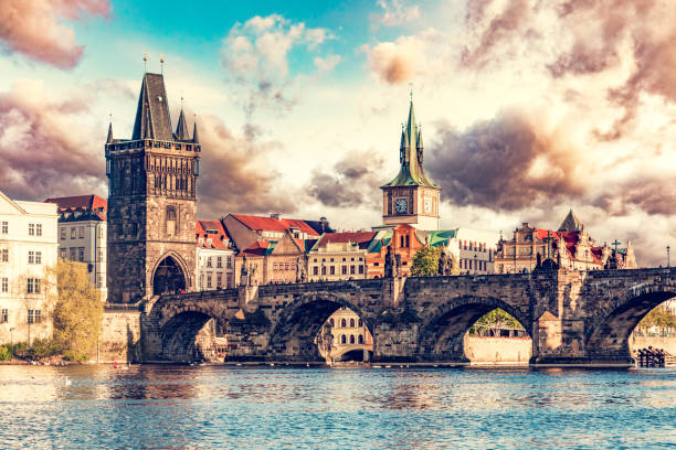 istock Prague, Czech Republic with Charles Bridge 1388153770