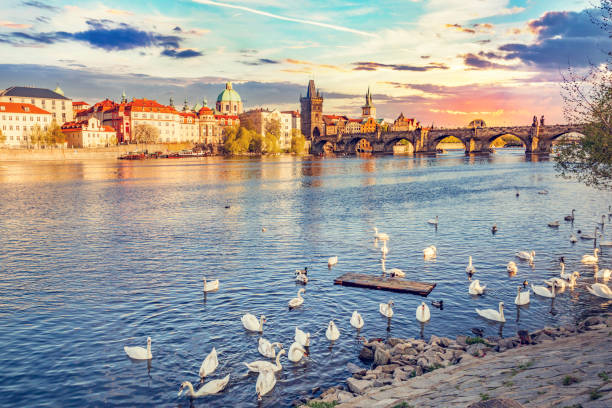 istock Prague, Czech Republic with Charles Bridge 1388153789