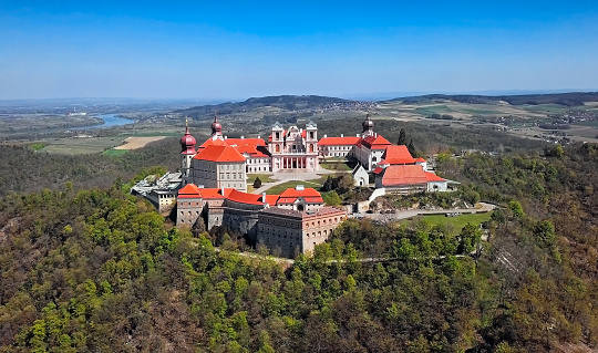 The Monastery of St. Nino at Bodbe is a Georgian Orthodox monastic complex and the seat of the Bishops of Bodbe located 2 km from the town of Sighnaghi, Kakheti, Georgia. Originally built in the 9th century, it has been significantly remodeled, especially in the 17th century.