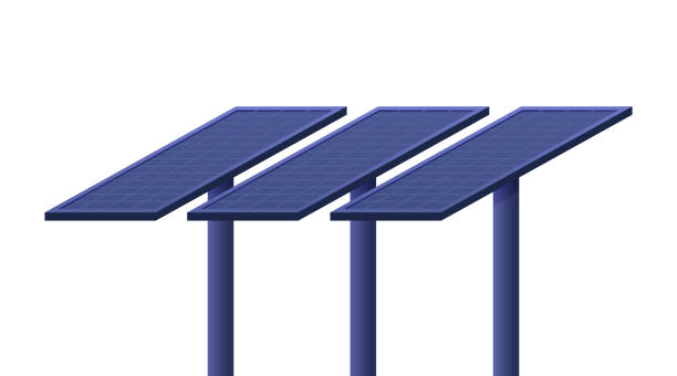 ソーラーパネルコンセプトベクターイラストレーション - solarpanel点のイラスト素材／クリップアート素材／マンガ素材／アイコン素材