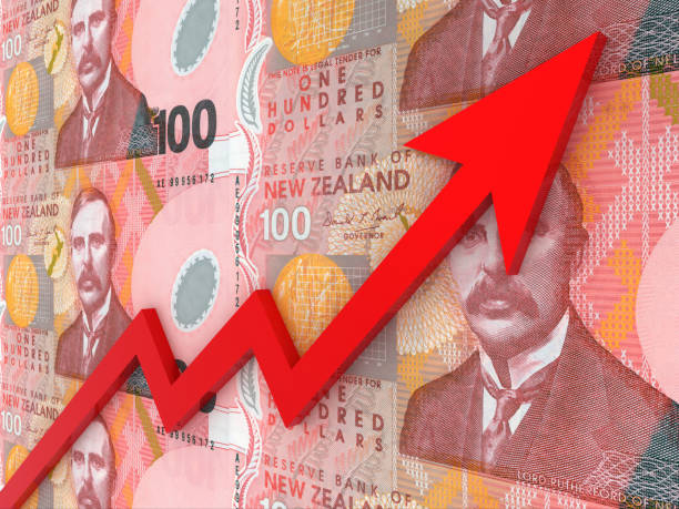 graphique de croissance du financement monétaire néo-zélandais - tax graph financial report finance photos et images de collection