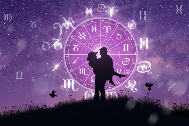 istock Zodiac wheel. Astrology and Couple concept. 1388175039