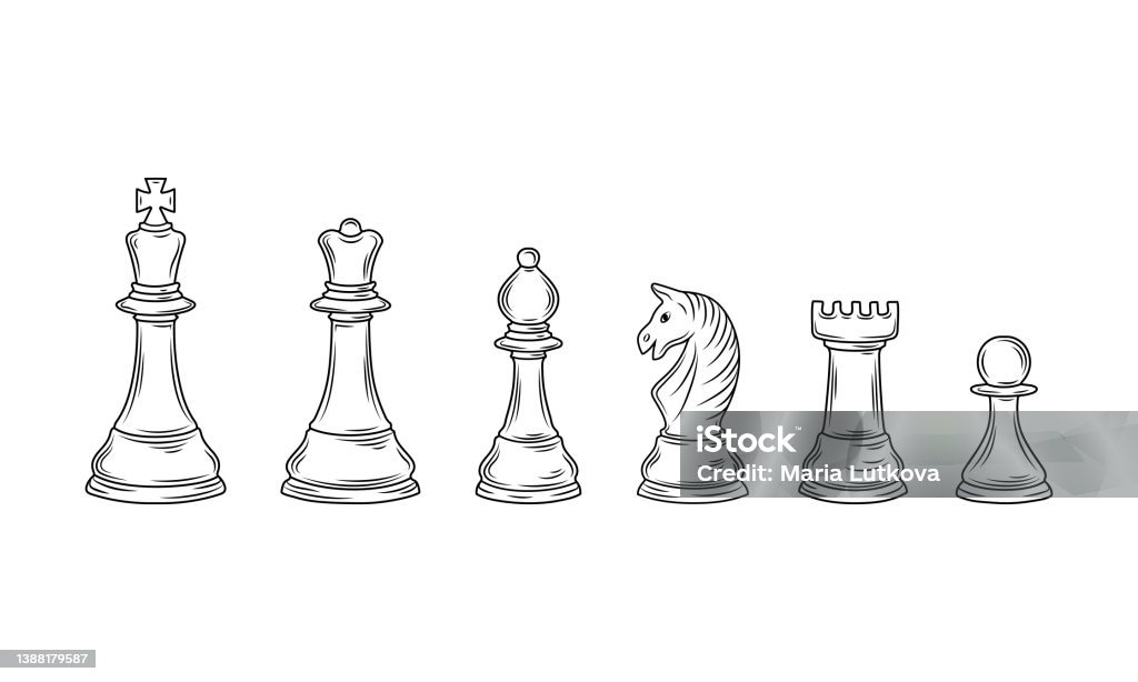 Free Chess Pieces Sketches