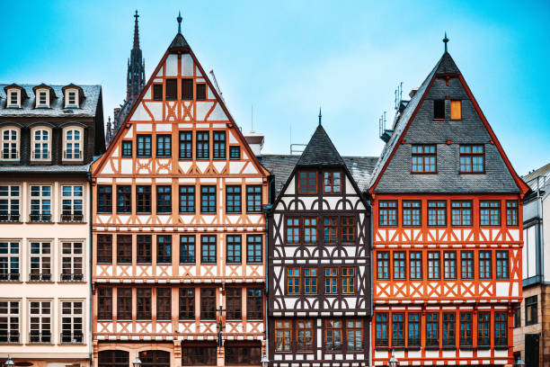 istock Antique building view in Frankfurt, Germany. 1388181096