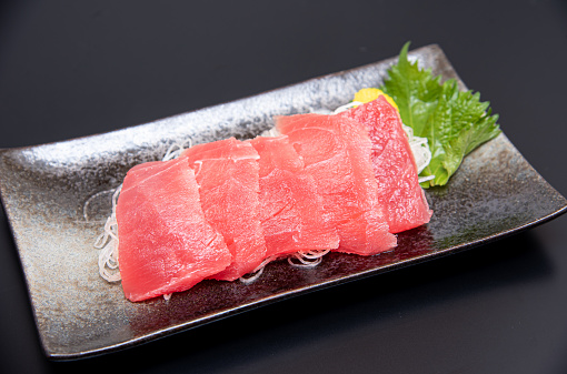 Japanese tuna sashimi