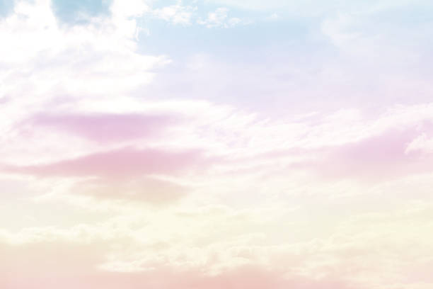 istock Beautiful sky and clouds in pastel tones. 1388181903
