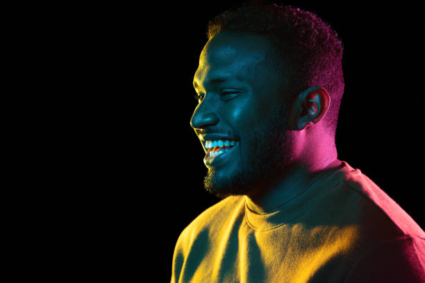 istock young african american man over black background 1388182936
