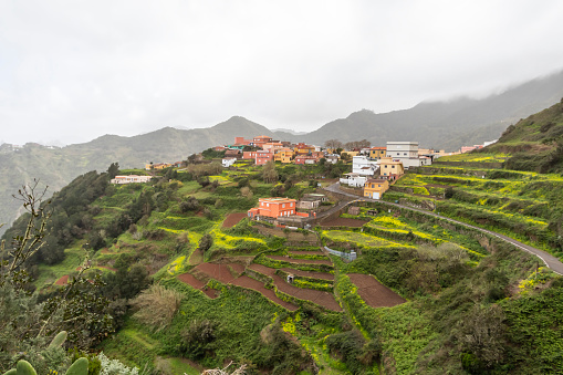 Picturesque and colorful Village of Las Carboneras in Tenerife, Canary Islands, Spain