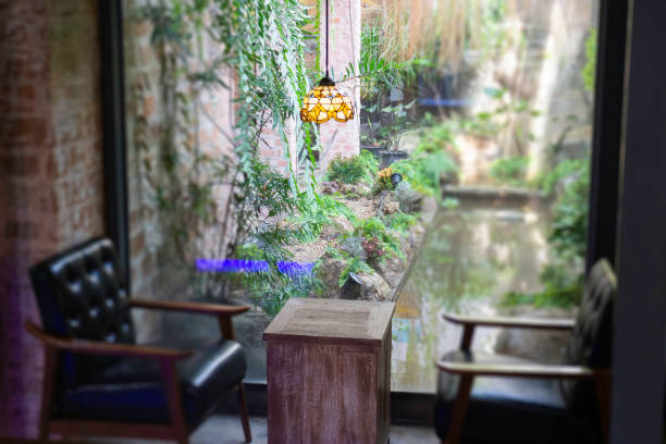 istock Cozy place in a cafe 1388187790