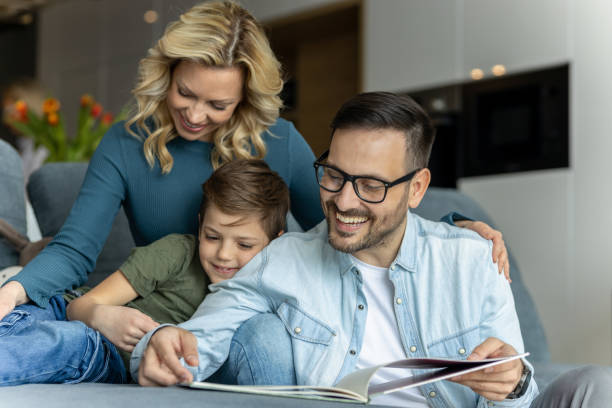 istock Parents with children at home 1388191252